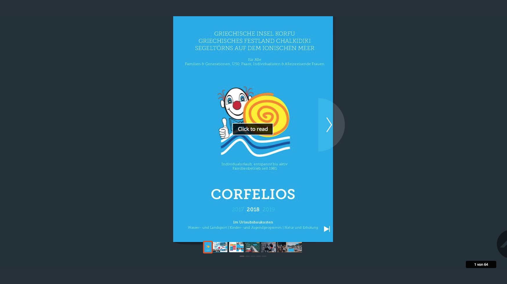 Corfelios Online Blätterkatalog 2018-2019